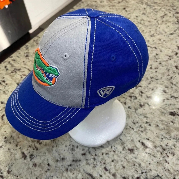Top World UF Florida Gators Fitted Hat Embroidered Logo The Rookie Blue Orange - Picture 3 of 8